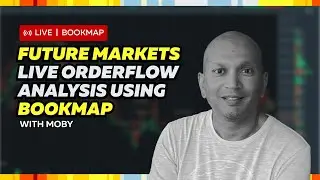 Live Futures Order flow Analysis using Bookmap With Moby