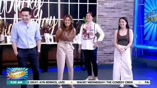 Alex Calleja and Yuki Horikoshi guesting on Gud Morning Kapatid's Wacky Wednesday on TV 5!