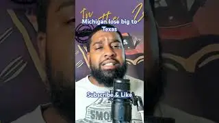 Michigan lose to Texas.#shorts #sports #greenscreen #bigtenfootball #ncaafootball #cfb #goblue