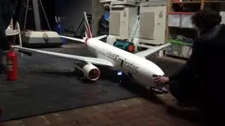 Boeing 777 rc turbine test