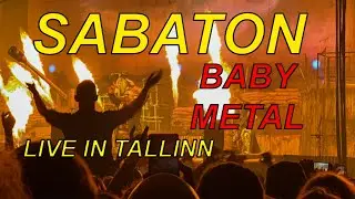 VLOG 73 - SABATON & BABY METAL TALLINN KONSERİ / KAŞIMIZ GÖZÜMÜZ YANDI #sabaton #babymetal #tallinn