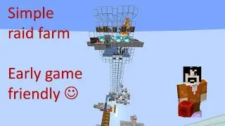 Simple raid farm in Minecraft 1.21.x, 700 emeralds/h, 80 totems/h (Hemisphere Java SMP)