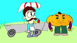 hungry pumpkin vs fight