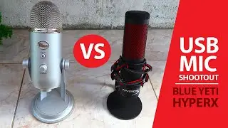 USB Mic Shootout Blue Yeti vs HyperX Quadcast- Voice Test & Build Quality Comparison