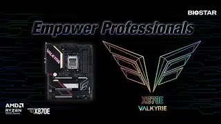 BIOSTAR X870E VALKYRIE empowers professionals