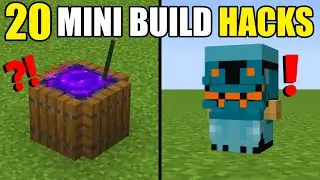20 MINI Build Hacks & Tricks! [Minecraft]