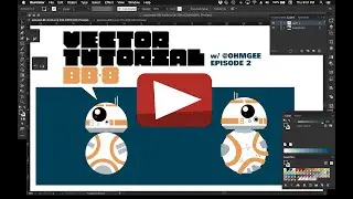 vector tutorial with ohmgee - episode 2: bb-8