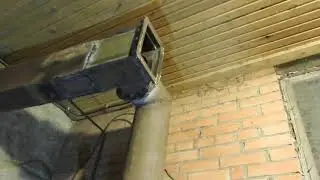 котёл ВСКЗ и самодельный дымоход