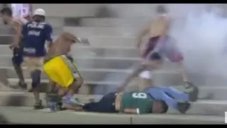 Classico entre Goiás e Vila Nova acaba em briga nas arquibancada NINGUEM LIGA