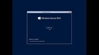 Windows Server 2012 installation