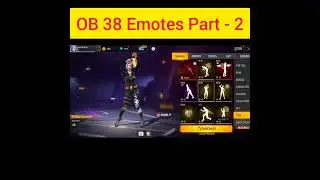 OB 38 Emotes Free Fire Part - 2 #shorts #freefire #viral