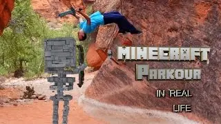 A MINECRAFT PARKOUR Movie In Real Life