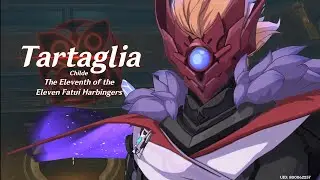 *Spoilers* Genshin Impact Childe/Tartaglia transformation scene (JP dub)