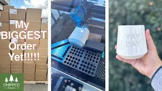 Engrave a Ceramic Mug on the Thunder Laser BOLT