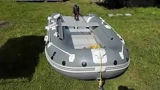 Тюнинг надувной лодки  Gladiator C330 AL обзор улучшений