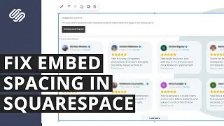 Squarespace: Remove Extra Space Below Embeds