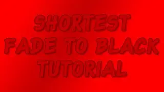 How To Fade To Black Premiere Pro Tutorial