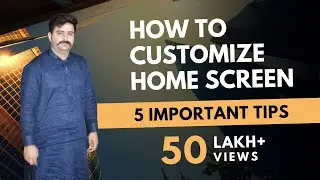 how to customize home screen on android