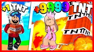 ROBLOX ÇILGIN BOMBA PATLATMA OYUNU 🧨 😂 ( +1 TNT Every Second )