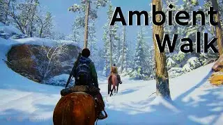 The Last of Us 2 ❄️  Ambient Winter Walk and Horseback [4K]