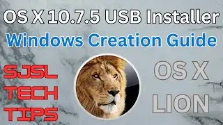 Create a Mac OS X Lion 10.7.5 USB Installer on Windows - Full Guide