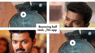Bouncing ball on table viral/ Instagram trending reels editing in vn app tamil..
