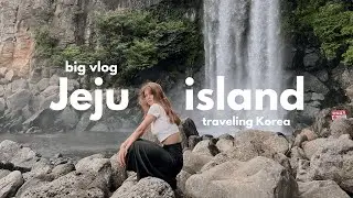 Life in Korea ☀️ Jeju vlog, solo traveling, waterfalls, Hallasan hiking, cafes & stores