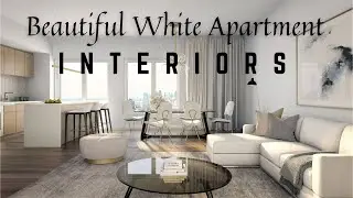 Beautiful White Apartment Interiors | White Living Room | Modern Design & Decor Ideas