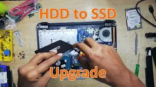 HP 15 ay542TU Hard Replacement & SSD Upgrade | Ram & HDD Disconnection