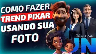 Como fazer  a TREND da Disney PIXAR usando sua Foto com Inteligência Artificial