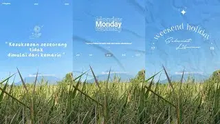 Tutorial edit typography untuk story IG aesthetic ≈☆≈