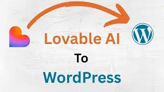 ONE Click Convert Lovable Website to WordPress | HTML to GreenShift Tutorial