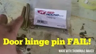 door hinge fail !