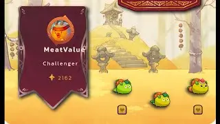 Axie Origins - Triple Leafy - MeatValue | QU3ST - LB Challenger 2162*