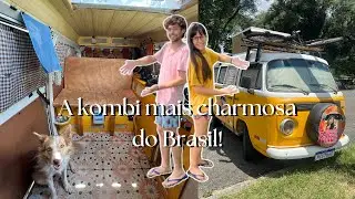 TOUR pelo nosso motorhome! Quer conhecer a kombi mais linda do Brasil? Feito por amadores!