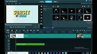 How to create  Animated Title, Customize Motion title and Path in Corel Video studio.