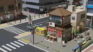 Ramen. Процесс создания 3d-сцены на японскую тематику