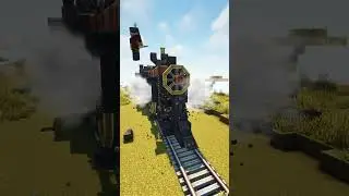 Minecraft CREATE MOD Biggest Train 