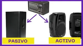 Como Conectar Parlante PASIVO y ACTIVO al amplificador