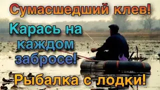 Это озеро кишит рыбой. Сумасшедший клев карася .Кража удилища.