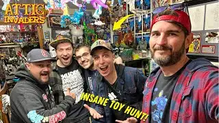 Toy Hunting Kane County Toy Show Day 2 & Justice Cury Basement Hunt (Attic Invaders Ep 3)