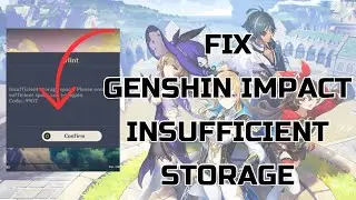 FIX Genshin Impact Insufficient Storage Error in iPhone (2024) | Genshin Impact Insufficient Storage