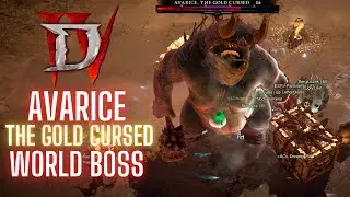 Diablo IV - Avarice The Gold Cursed Boss / Босс - Аварис Проклятый Золотом