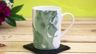 DIY ✂ | GEMARMERDE MOK ☕