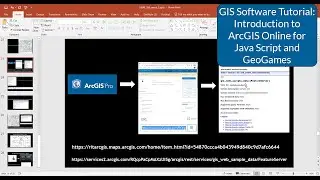 GIS Software Tutorial: Introduction to ArcGIS Online for Java Script and GeoGames #GIS #Maps
