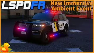 You need to Check out Immersive Ambient Events! Officer Ducky | LSPDFR | GTAV |
