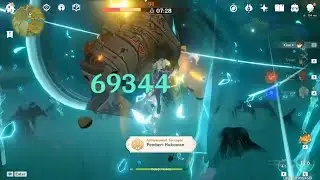Lvl 80 Xiao DMG showcase [ Genshin impact ]