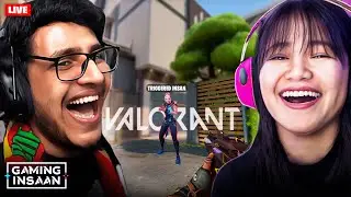 Gaming Insaan Show Match Live @AmazonMXPlayer | Sooneeta Gaming | Valorant LIVE