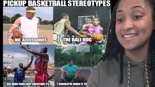 PICKUP BASKETBALL STEREOTYPES REACTION | JasmineTV