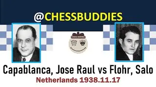 Capablanca, Jose Raul vs Flohr, Salo | AVRO | Netherlands 1938.11.17 #chessgame